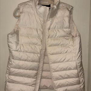 The North Face Women's Off-White Puffer Vest